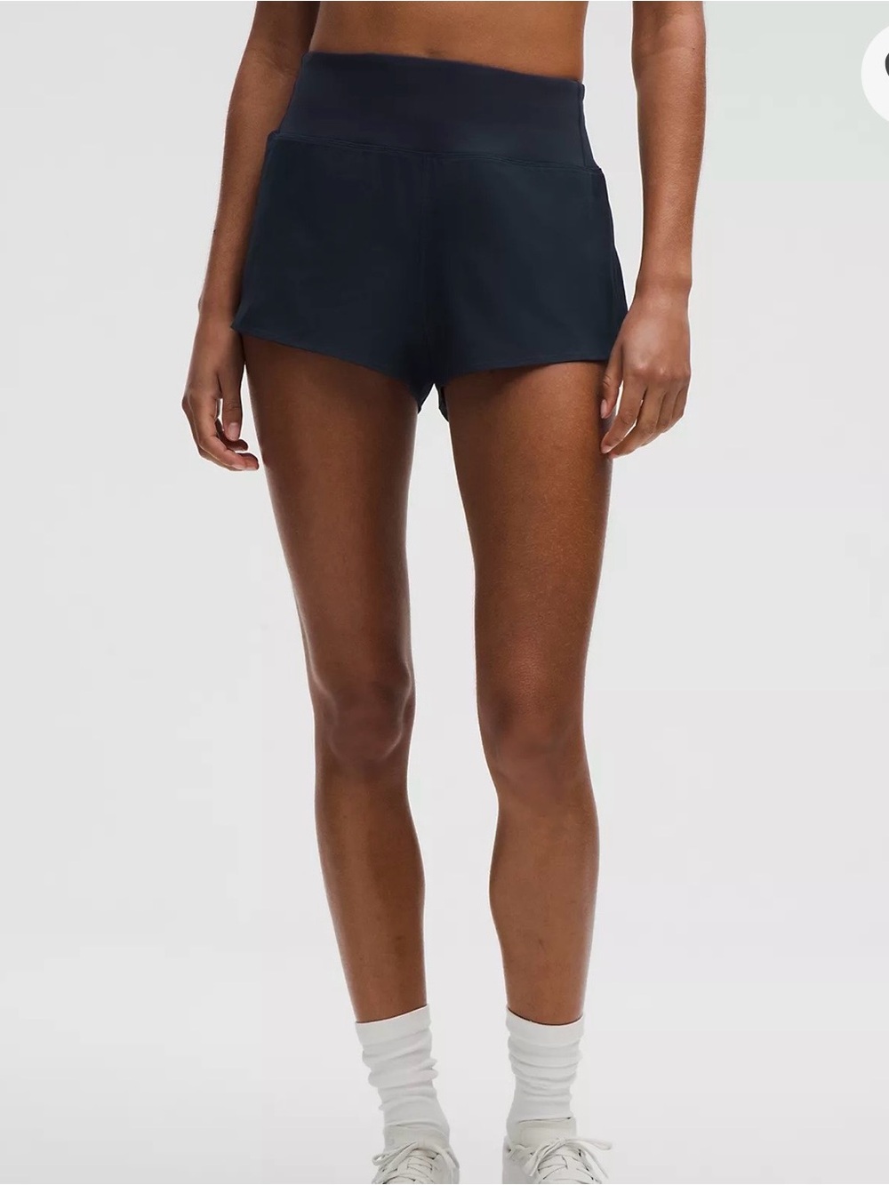 Lululemon 2.5” high rise Speed Up shorts Navy